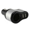 12V 24V Dual 2 USB Car Charger w/ Cigarette Lighter Socket Power Outlet Adapter