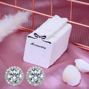 100x Jewelry display card earrings ear studs packing hang tag rectangle holderJR