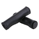 2pcs Bicycle Foam Grips MTB Bicycle Grip Anti-Slip Leather+Sponge Handlebar A