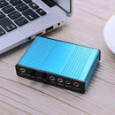 External USB Sound Card Channel 5.1 7.1 Optical Audio Card Adapter for PC