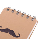 Lovely Exquisite Student Mustache Series Beard Notebooks Note Pad Diary Memo