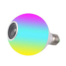 Wireless Bluetooth LED Light Speaker Bulb RGB Remote Control Music Playing Lamp