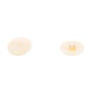 200pcs Cross Screw Cover Caps Washer  Tops Self-tapping Beige 1 2