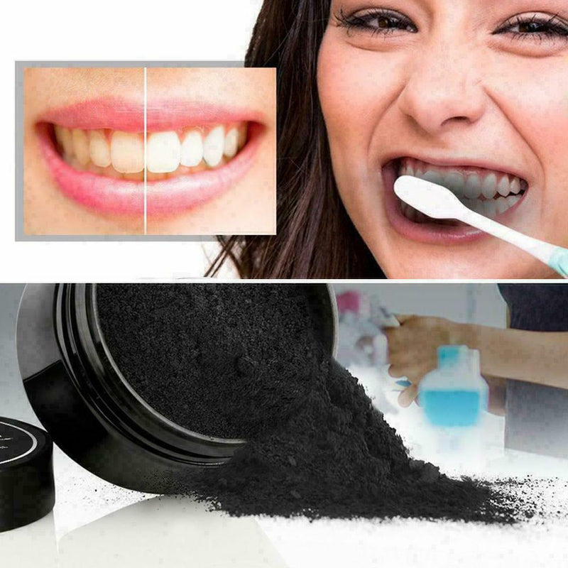 100% natural organic activated carbon tooth cleaning tooth whitening powder L5V4