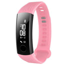 Silicone Wristwatch Band Strap for Huawei Honor 3 Smart Bracelet(Pink) A