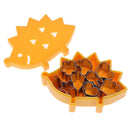 10pcs Hedgehog Shaped Box Vegetable Fruit Mini Cutters Cake Cookies Cutter  OZ
