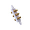 6 Speaker Post Banana Plug Audio Surround Wall Face Plate