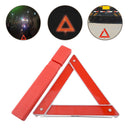 29cm Car Red Emergency Breakdown Warning Triangle Reflective Safety Hazard Kit