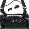 Set 2PCS Women's Handbag Tote Shoulder Bag Transparent PVC Black Fashion H7B4
