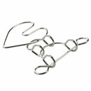 Heartbreak Wire Brain Teaser Metal Puzzle F3G9
