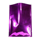 100pcs/lot recyclable heat sealing open top aluminum foil Vacuum Package Po