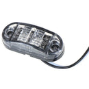 1Pc White 2LED Side Marker Clearance Light Lamp Car Truck Trailer OZ