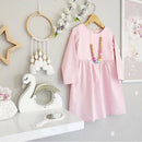 Wooden Beads Tassel Ring Wall Hanging Ornament Kid's Room Decor Craft White
