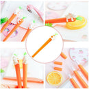 Rabbit Carrot Rollerball Pen Design Gel Kids Party Present 0.5mm