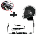 Full Face Moto Motorcycle Bike Helmet Earpiece Headset Microphone For Phones