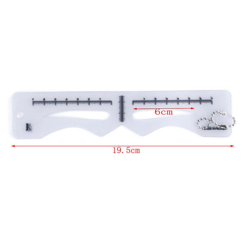 Eyebrow ruler stickers stencil shaper microblading permanent makeup supplies Gw