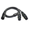 3-Pin XLR Audio Balance Microphone Cable Female To Dual Male Extension