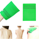 10x Sauna Rough Green Flat Mouth Body Scrub Towel Glove Massage Shower Bat ADX
