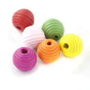 200x Wooden Round Barrel Loose Beads for Jewelry Making Beading DIY Bracelet