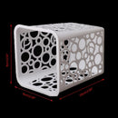 4Pcs Plastic Hollow Square Pencil Holder Pen Pot Office Desk Organizer Container