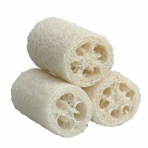 3PCS Natural Loofah Bath Body Shower Sponge Scrubber (Large) N9M2