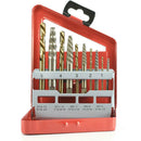 10pcs Screw Extractor Cobalt Drill Bit Set Easy Out Removing Broken Bolt Set