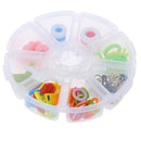 DIY Knitting Tools Kit Gourd Pins Split Ring Markers Needles Protectors To%!