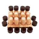 Wooden Montessori Sensorial Material - 12pcs Smelling Cylinders Box Set, Sensory