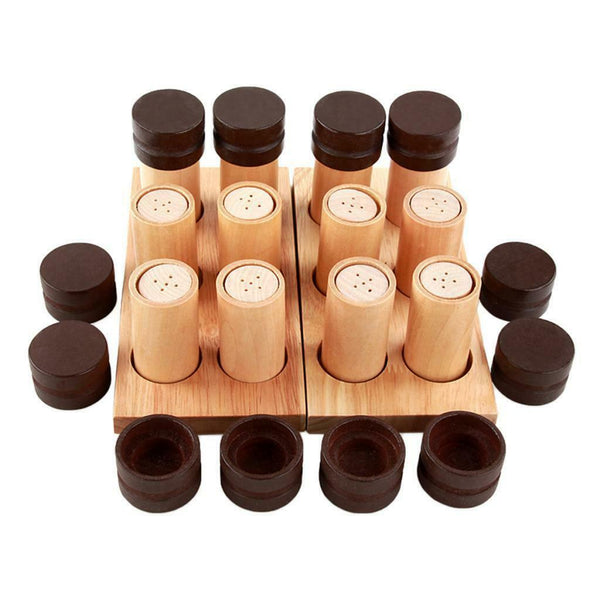 Wooden Montessori Sensorial Material - 12pcs Smelling Cylinders Box Set, Sensory