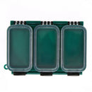 Double Sided 6 Compartments Waterproof Plastic Fishing Tackle Box Lure Box