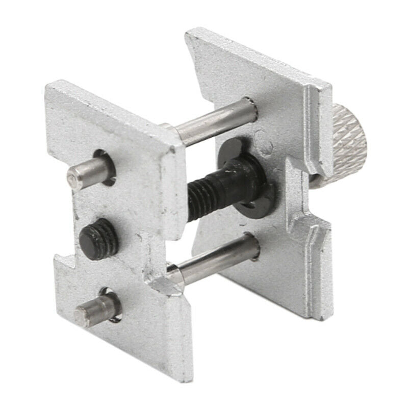 1 Set 2 Pcs Two-In-One Watch Case Metal Movement Holder Watchmaker Clamp Re