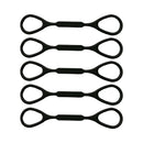 5Pcs Black Rubber Trumpet Slide Stopper Ring Musical Instrument Accessory