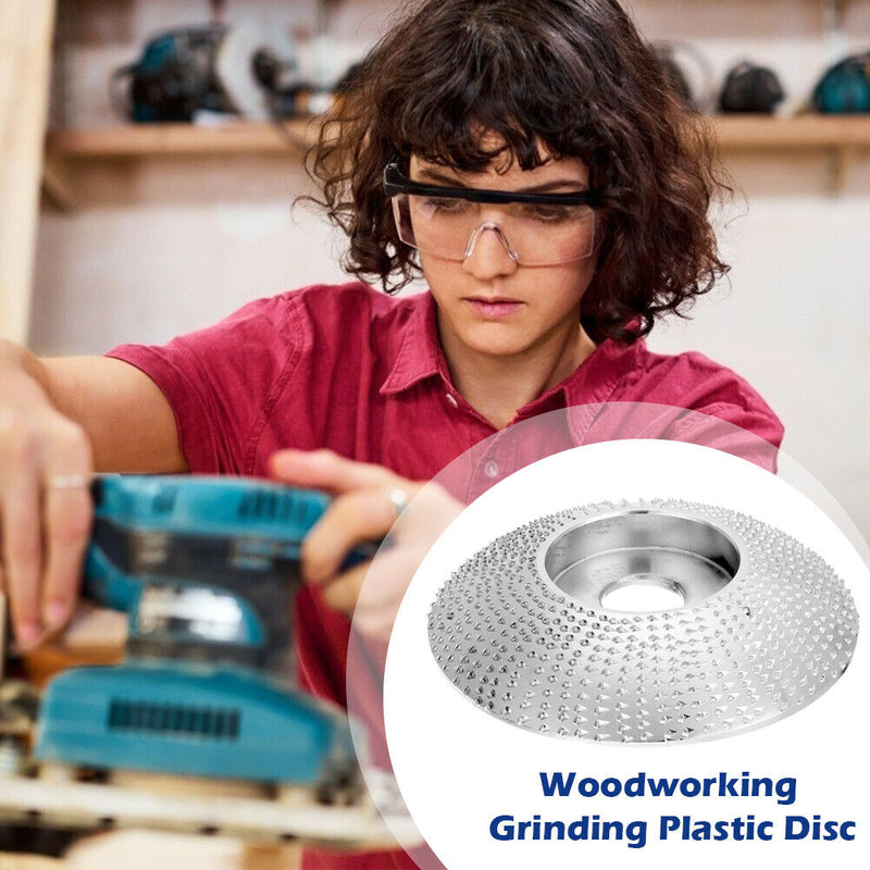 84mm Angle Grinding Carving Wheel Woodworking Abrasive Disc Sanding Rotary Tool