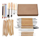 31Pcs Arts Crafts Clay Sculpting Tools Set Carving Tool Kit Pottery & Ceram