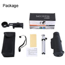 Portable Mini 50x60 Optical Lens Monocular Vision Night Phone Telescope + Clip