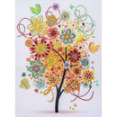 5D DIY Special Shaped Diamond Painting Novelty Tree Cross Stitch Embroidery