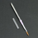 No.8 Purple Decoration Design Aluminum Pole Nail Art Brush Drawing Pen Nail Z5R2