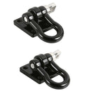 2PCS 1/10 Trailer Towing Hooks Buckle Tow D Shackles for 1/10 RC Crawler Car