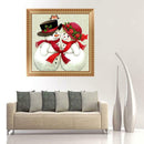 5D Diamond Painting Christmas Snowman Embroidery Cross Stitch Home Decor