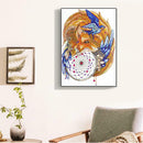 5D DIY Special Shaped Diamond Painting Fox Pattern Cross Stitch Wall Decoration