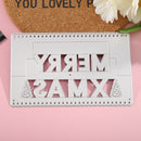 Cutting Dies Embossing Decorative Mold Letters Scrapbook Template (GG0313)