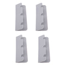 4Pcs PVC Boat Seat Hook Clips Brackets Replacement for Dinghy Yacht Gray
