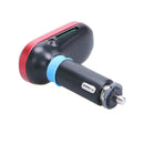 Wireless Bluetooth Car FM Transmitter USB Charger Music Player (Red) A