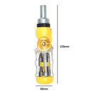 12 in 1 Portable Ratchet Screwdriver Bits Angle Adjustable Maintain Tools