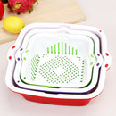 Fruit Washing Colander Kitchen Strainer Draining Pasta Spaghetti Basket M