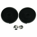 2 X Cycling Road Bike Sports Bicycle Cork Handlebar Tape Wrap Black + 2 Ba TMN