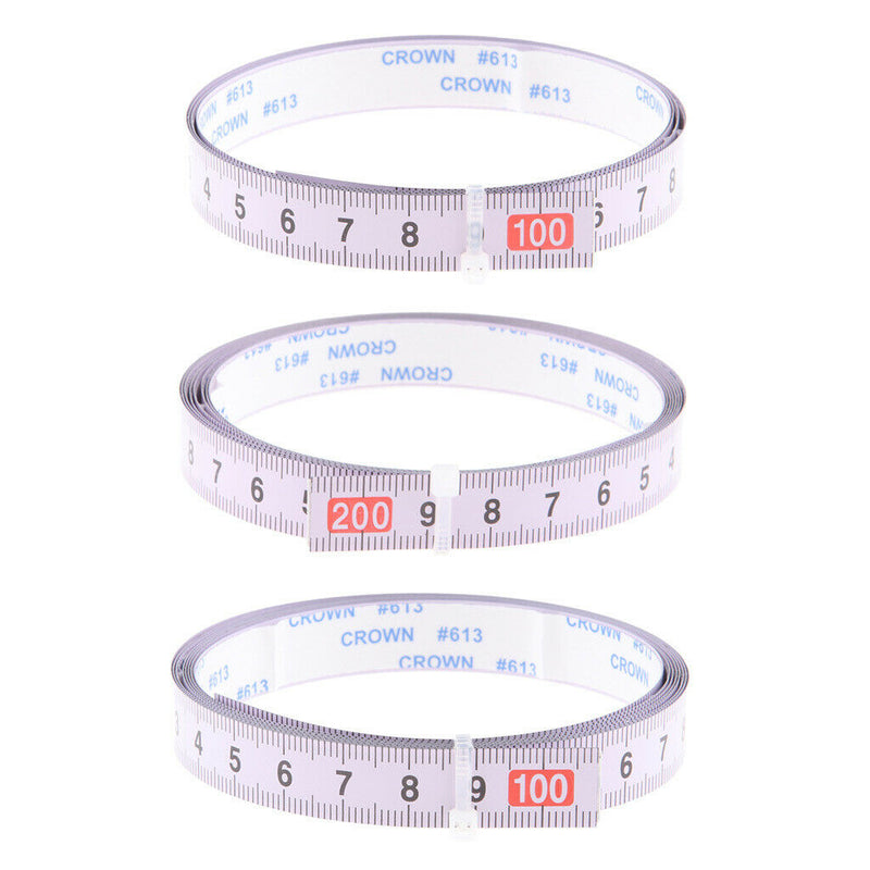 3 Pieces  Self Adhesive Steel Backing Metric Ruler Sewing Craft Ruler Supplies