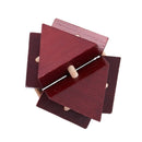 Wooden Triple-cornered Lock Smooth and Slick Lock Logic Puzzle Burr Puzzles I7C8