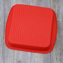 Silicone Square Cake Pan Tins Non-stick Baking Mould Bakeware Tray 26*5cm