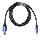 USB Type C Data Sync Fast Charging Cable for Android blue